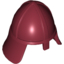 Набор LEGO Minifig Helmet Castle with Neck Protector, Темно-красный