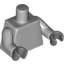Набор LEGO Torso Plain / Light Bluish Gray Arms / Dark Bluish Gray Hands, Светлый сине-серый