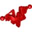 Набор LEGO Bionicle Toa Inika Upper Torso / Shoulders Section, Красный