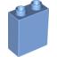 Набор LEGO Brick 1 x 2 x 2, Medium Blue