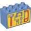 Набор LEGO BRICK 2X4X2 DEC TOOLS, Medium Blue
