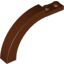 Набор LEGO Brick Arch 1 x 6 x 3 1/3 Curved Top, Красно-коричневый