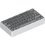 Набор LEGO Tile 1 x 2 with Computer Keyboard Standard Print, Белый