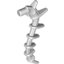 Набор LEGO Spiky Vine / Tail [aka Bionicle Spine], Very Light Bluish Gray