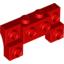 Набор LEGO Brick Special 2 x 4 - 1 x 4 with 2 Recessed Studs and Thick Side Arches, Красный