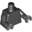 Набор LEGO Torso Plain / Black Arms / Dark Bluish Gray Hands, Черный