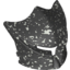 Набор LEGO Minifig Visor Fanciful for Vladek Minifig, Speckle Black-Silver