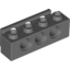 Набор LEGO Technic Brick 1 x 4 with Bumper Holder, Темный сине-серый
