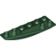 Набор LEGO Wedge 6 x 2 Inverted Left, Темно-зеленый