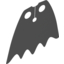 Набор LEGO Minifig Cloth Cape - 5 Scalloped Points [Batman], Черный
