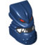 Набор LEGO Minifig Head Modified Bionicle Piraka Vezok with Eyes and Teeth Print, Темно-синий