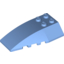 Набор LEGO Wedge 6 x 4 Triple Curved, Medium Blue