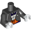 Набор LEGO Torso Batman Suit with Orange Vest, Purple Bow Tie Print / Black Arms / White Hands, Черный