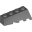 Набор LEGO Wedge 4 x 2 Sloped Left, Темный сине-серый