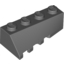 Набор LEGO Wedge 4 x 2 Sloped Right, Темный сине-серый