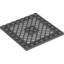 Набор LEGO Plate Special 8 x 8 with Grille [Hole in Center], Темный сине-серый