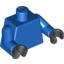 Набор LEGO Torso Plain / Blue Arms / Black Hands, Голубой