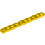 Набор LEGO Plate 1 x 10, Желтый