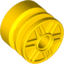 Набор LEGO Wheel 30.4 x 14 with Pin Hole, Fake Bolts and Shallow Spokes, Желтый