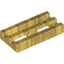 Набор LEGO Tile Special 1 x 2 Grille with Bottom Groove, Pearl Gold