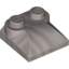 Набор LEGO Brick Curved 2 x 2 x 2/3 Two Studs, Curved Slope End, Pearl Light Gray