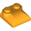 Набор LEGO Brick Curved 2 x 2 x 2/3 Two Studs, Curved Slope End, Bright Light Orange