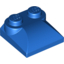 Набор LEGO Brick Curved 2 x 2 x 2/3 Two Studs, Curved Slope End, Голубой