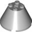 Набор LEGO Cone 4 x 4 x 2 [Axle Hole], Светлый сине-серый