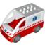 Набор LEGO Duplo Van Type 2 with Green Base and Vegetables Print, Белый