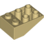Набор LEGO Slope Inverted 33В° 3 x 2 [No Connections between Studs], Tan