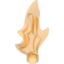 Набор LEGO Duplo Wave (Fire, Water, Flame) 2 x 1 x 5 with Non-Marbled Tip, Прозрачный оранжевый