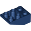 Набор LEGO Slope Inverted 33В° 3 x 2 [No Connections between Studs], Темно-синий