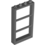 Набор LEGO Window 1 x 4 x 6 Frame with 3 Panes, Темный сине-серый