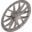 Набор LEGO Wheel Cover 7 Spoke with Axle Hole - 56mm D. [Fits 44772], Pearl Light Gray