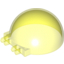 Набор LEGO Windscreen 6 x 6 x 3 Canopy Half Sphere with Dual 2 Fingers, Trans-Neon Green