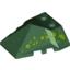Набор LEGO Wedge 4 x 4 Pyramid Centre with Green Scale Print, Темно-зеленый