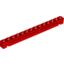 Набор LEGO Brick Special 1 x 14 Grooved, Красный