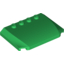 Набор LEGO Wedge 4 x 6 x 2/3 Triple Curved, Зеленый