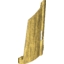 Набор LEGO Technic Fairing #21 Large Long, Small Hole, Side B, Pearl Gold