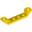 Набор LEGO Slope Inverted 45В° 6 x 1 Double with 1 x 4 Cutout, Желтый