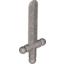 Набор LEGO Minifig Sword [Shortsword], Pearl Light Gray