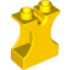 Набор LEGO Duplo, Brick 1 x 2 x 2 with Side Cutouts and Channel in Top, Желтый
