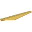 Набор LEGO Hinge Plate 1 x 12 with Angled Side Extensions and Tapered Ends, Pearl Gold