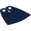 Набор LEGO Minifig Cape Cloth, Standard - Traditional Starched Fabric, Темно-синий