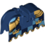 Набор LEGO Horse Barding with Gold Crowns and Gold Plate Armour Print, Темно-синий