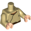 Набор LEGO Torso SW Closed Shirt, Brown Belt, Light Flesh Neck Print / Tan Arms / Light Flesh Hands, Tan