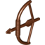 Набор LEGO Minifig Bow and Arrow [Large], Красно-коричневый