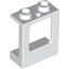 Набор LEGO Window 1 x 2 x 2 Plane, Single Hole Top and Bottom for Glass, Белый