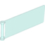 Набор LEGO Flag 7 x 3 with Rod, Trans-Light Blue