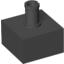 Набор LEGO Brick Special 2 x 2 No Studs, Top Pin, Черный